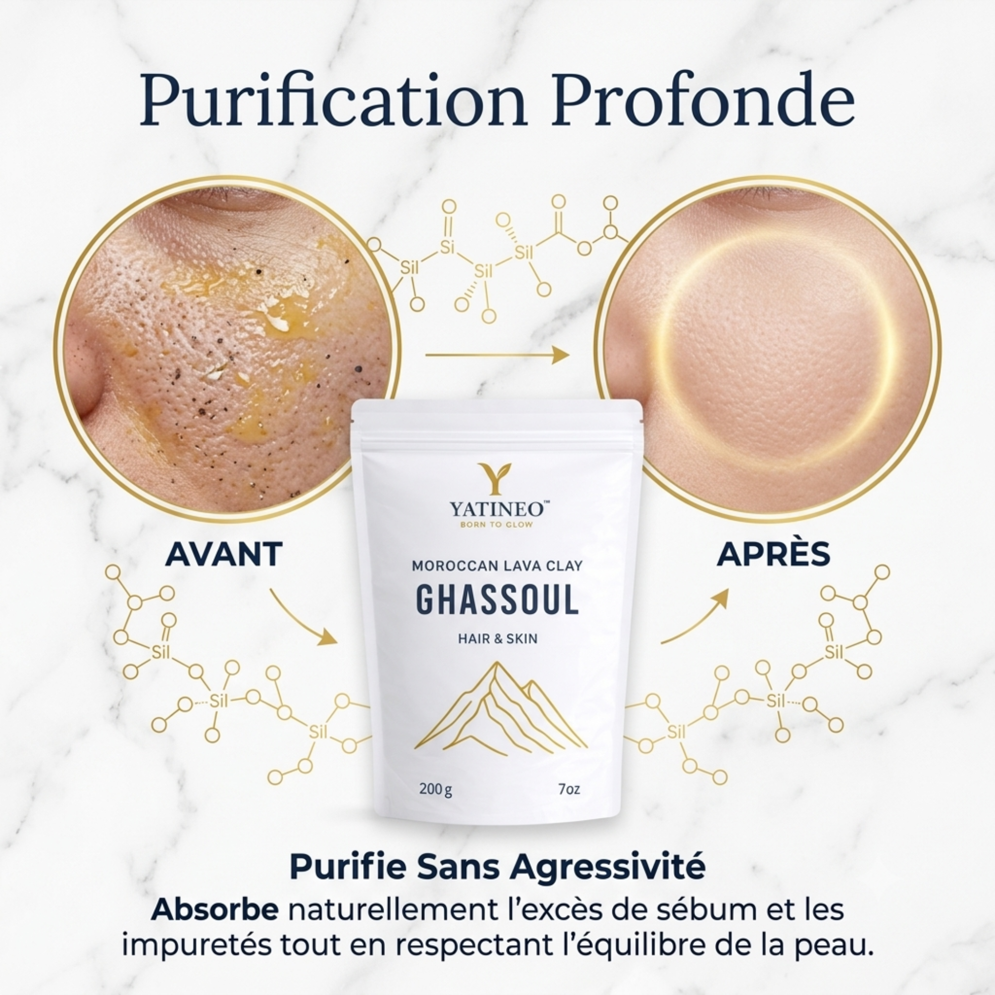 Ghassoul Yatineo – Argile Lavante Marocaine