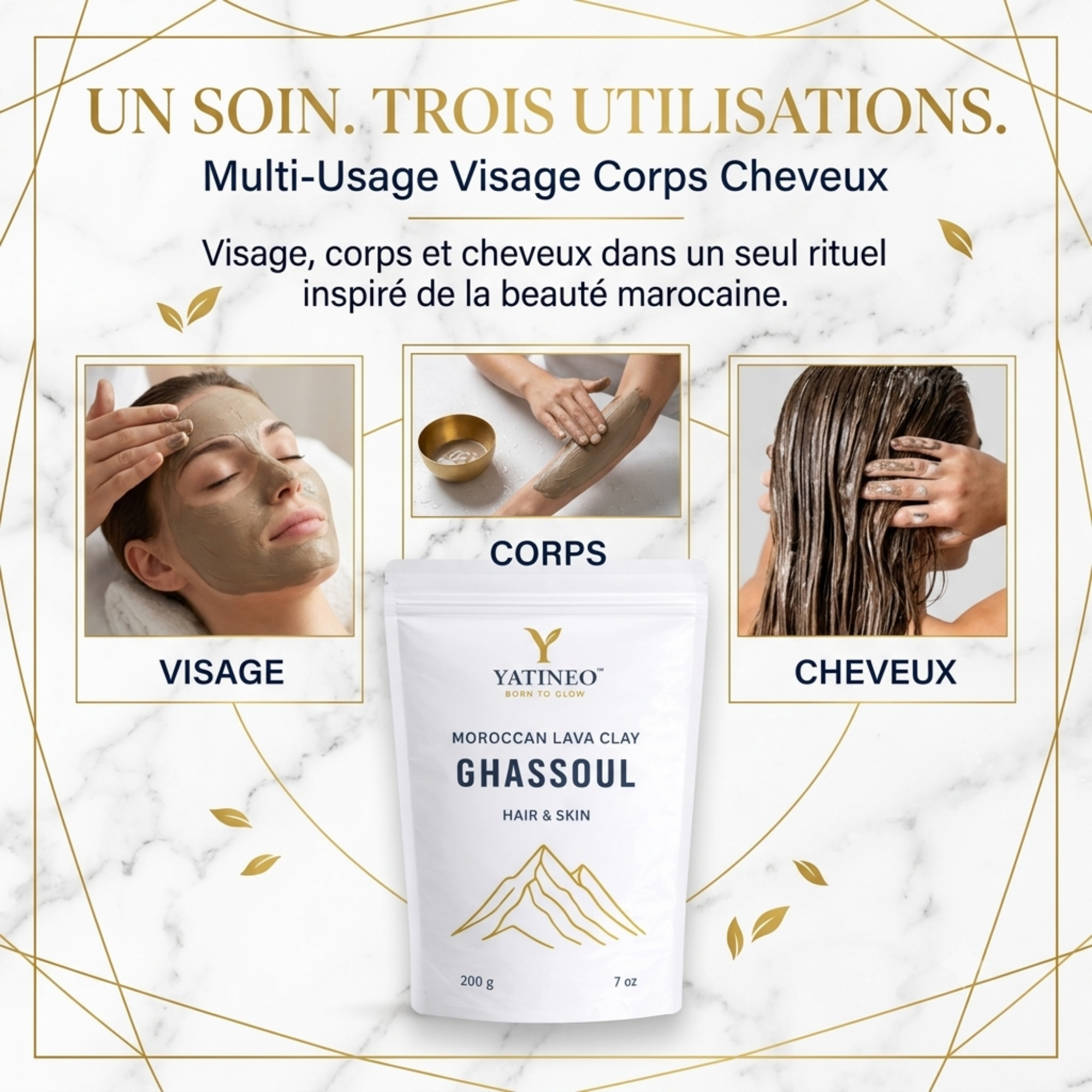 Ghassoul Yatineo – Argile Lavante Marocaine